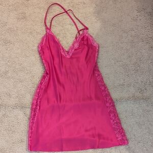 Victoria's Secret Pink Lace Slip Dress